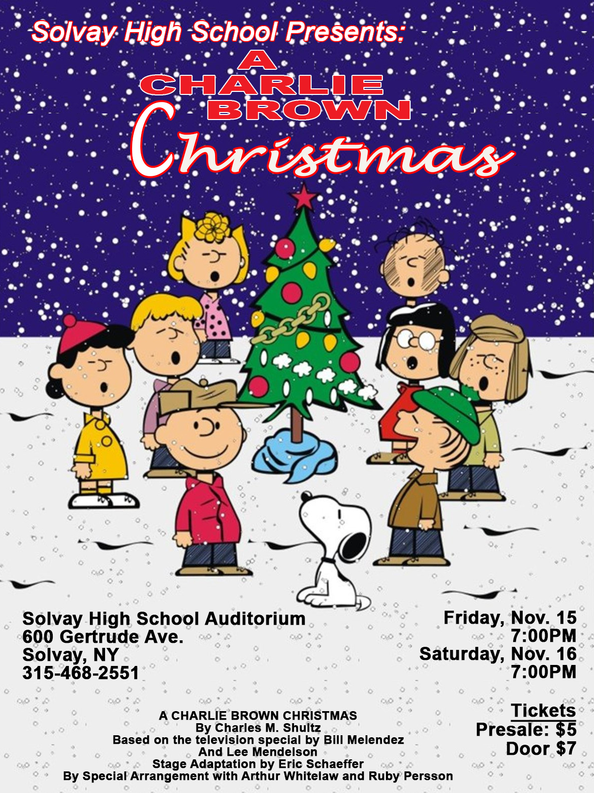 A Charlie Brown Christmas at SHS Nov 1516 Solvay Union Free School — free download